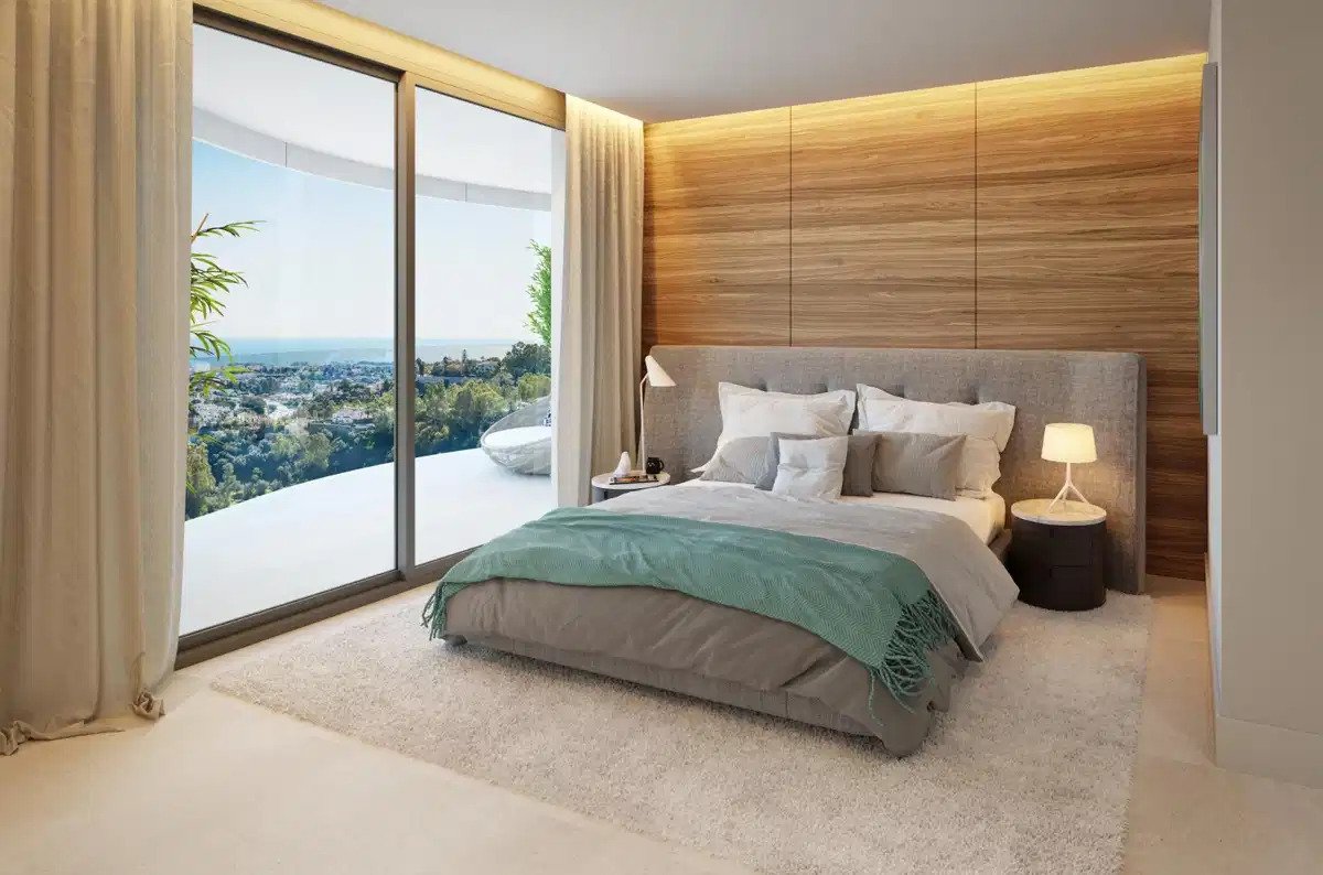 3-Zimmer, 2-Bad-Wohnung mit Meer- und Bergblick in Marbella-Benahavís Hills