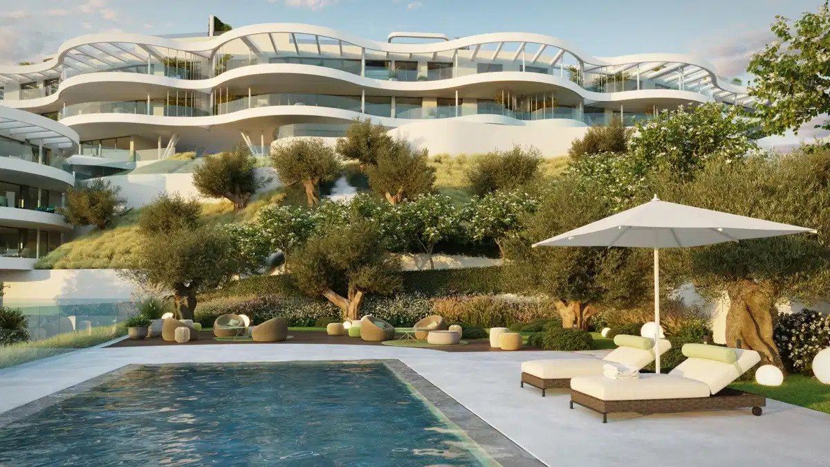 3-Zimmer, 2-Bad-Wohnung mit Meer- und Bergblick in Marbella-Benahavís Hills