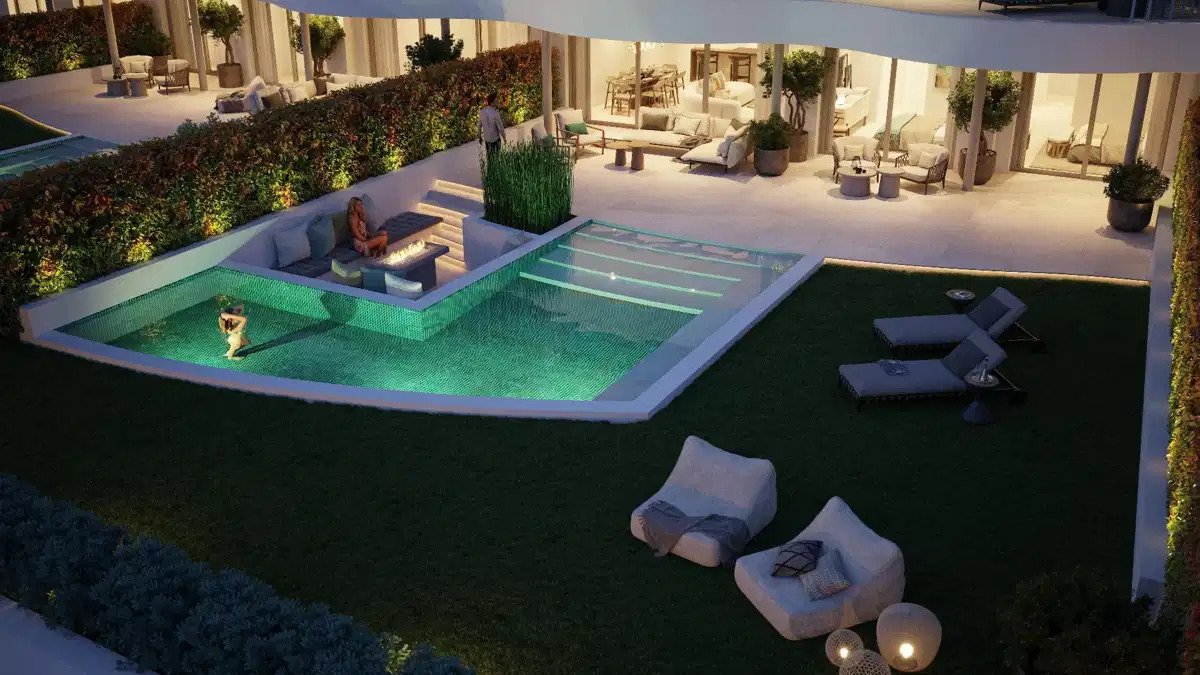 3-Zimmer, 2-Bad-Wohnung mit Meer- und Bergblick in Marbella-Benahavís Hills