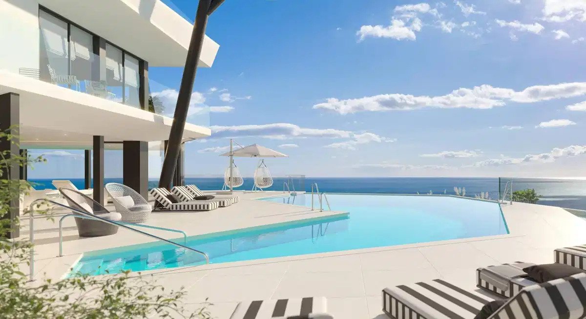 3-Zimmer, 4-Bad Penthouse mit Panoramablick auf das Meer in El Higuerón