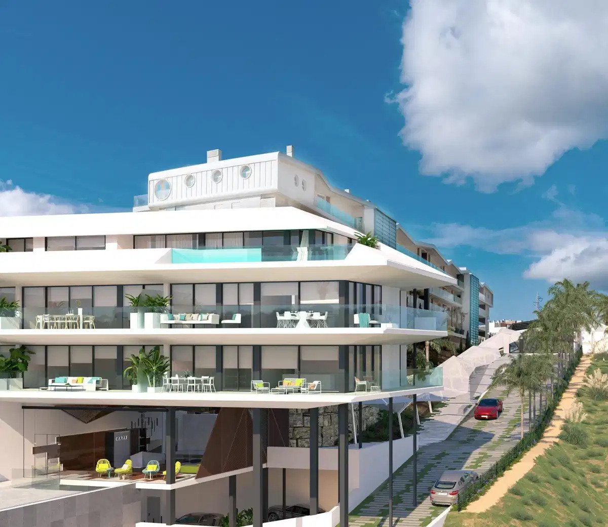 3-Zimmer, 4-Bad Penthouse mit Panoramablick auf das Meer in El Higuerón