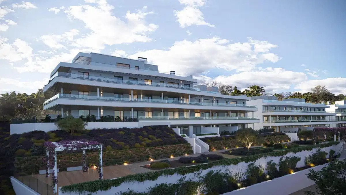 3-Zimmer, 2-Bad Modernes Erdgeschoss-Apartment mit Panoramablick auf das Meer in Selwo, Estepona