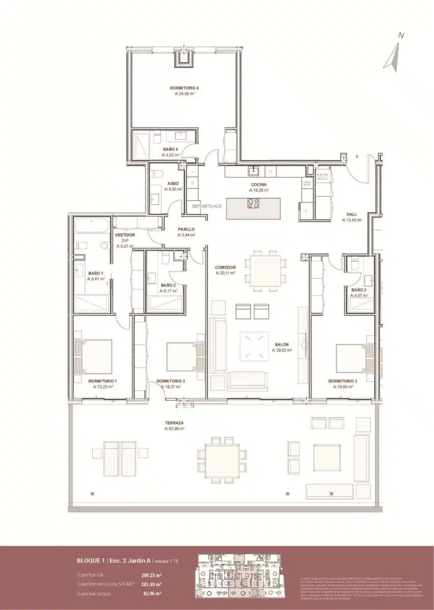 4-Zimmer, 4-Bad Grundrisswohnung mit Meerblick und luxuriösen Annehmlichkeiten in Estepona