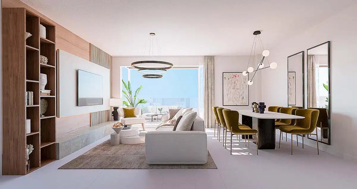 2-Zimmer, 2-Bad Wohnung mit Panoramablick auf das Meer in Benalmádena