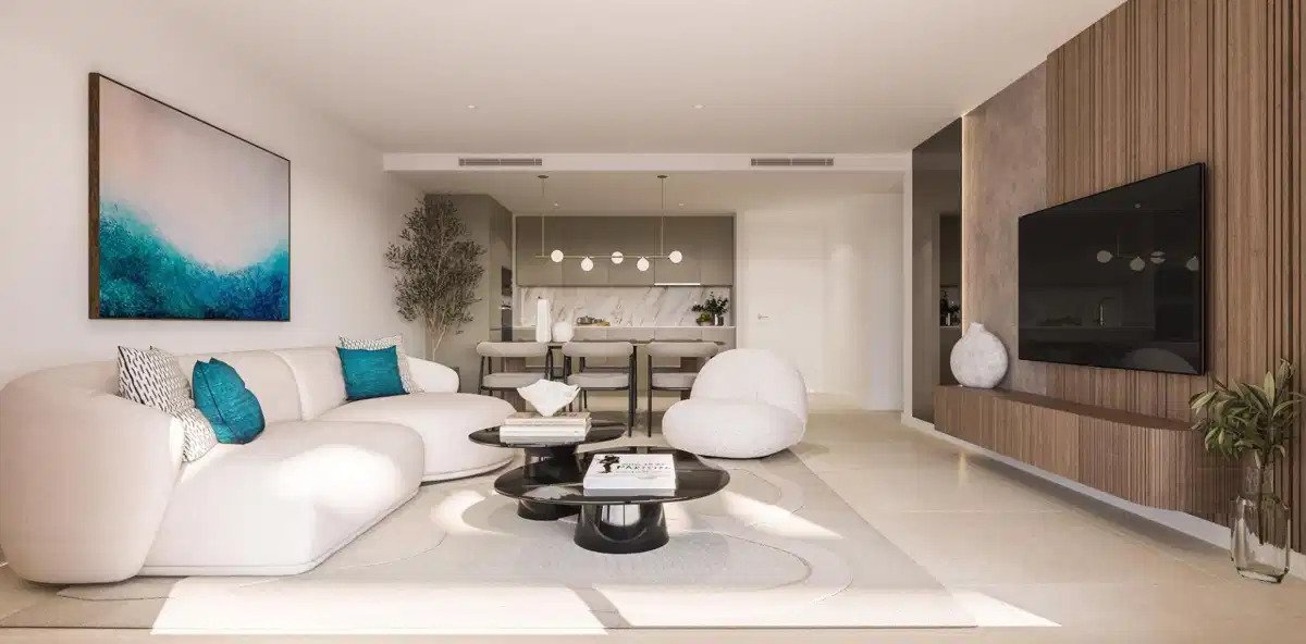 3-Zimmer, 2-Bad Wohnung im Erdgeschoss mit Terrasse und Garten in Estepona