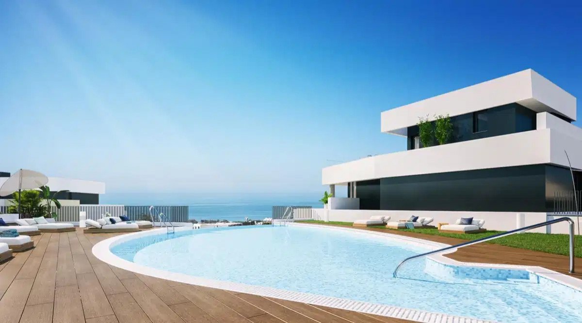 3-Zimmer, 2-Bad-Wohnung mit Panoramablick in Altos de Los Monteros, Marbella