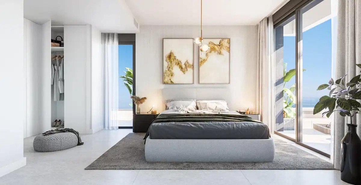 3-Zimmer, 2-Bad-Wohnung mit Panoramablick in Altos de Los Monteros, Marbella
