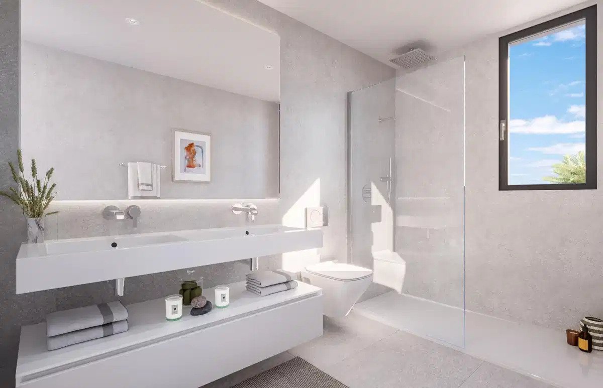3-Zimmer, 2-Bad-Wohnung mit Panoramablick in Altos de Los Monteros, Marbella