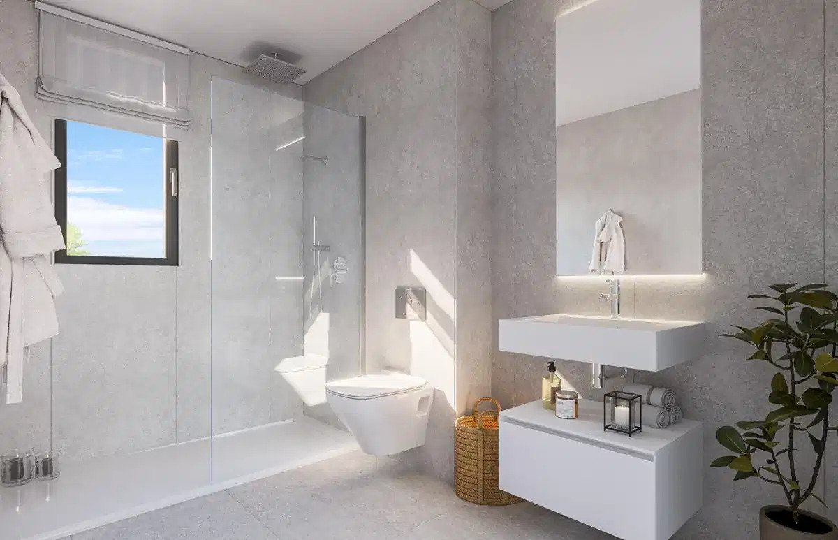 3-Zimmer, 2-Bad-Wohnung mit Panoramablick in Altos de Los Monteros, Marbella