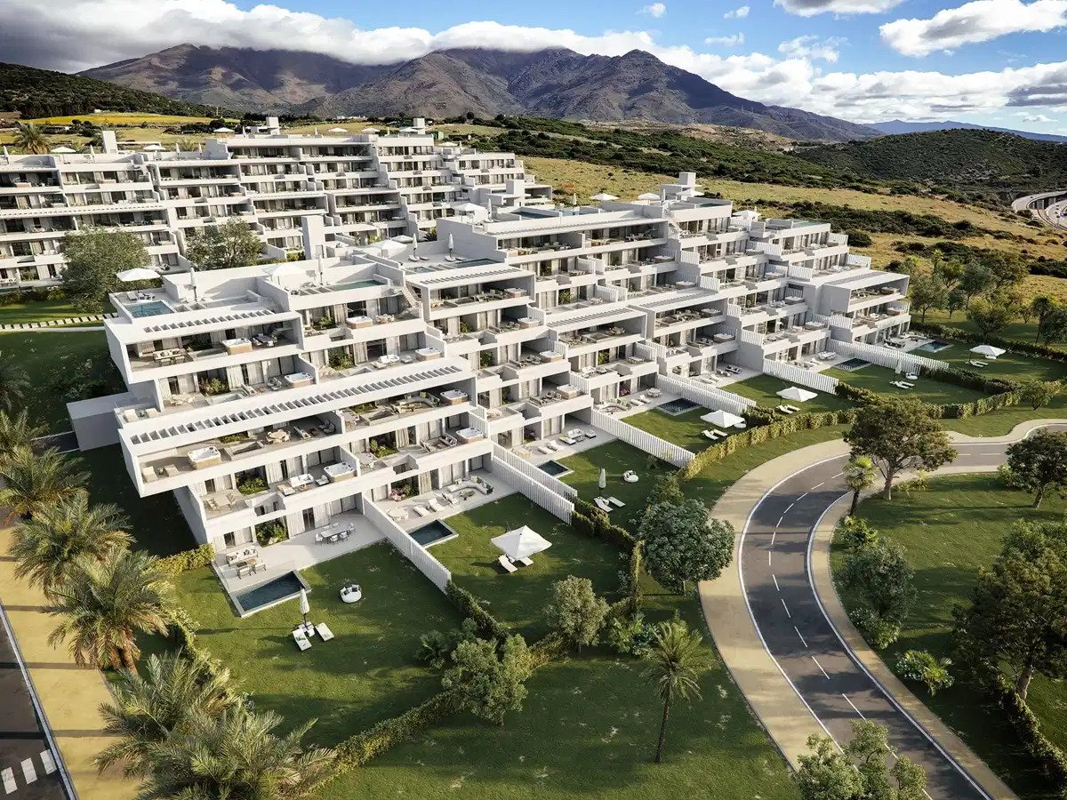 2-Zimmer, 2-Bad Penthouse mit großzügigen Terrassen und Spa in Casares