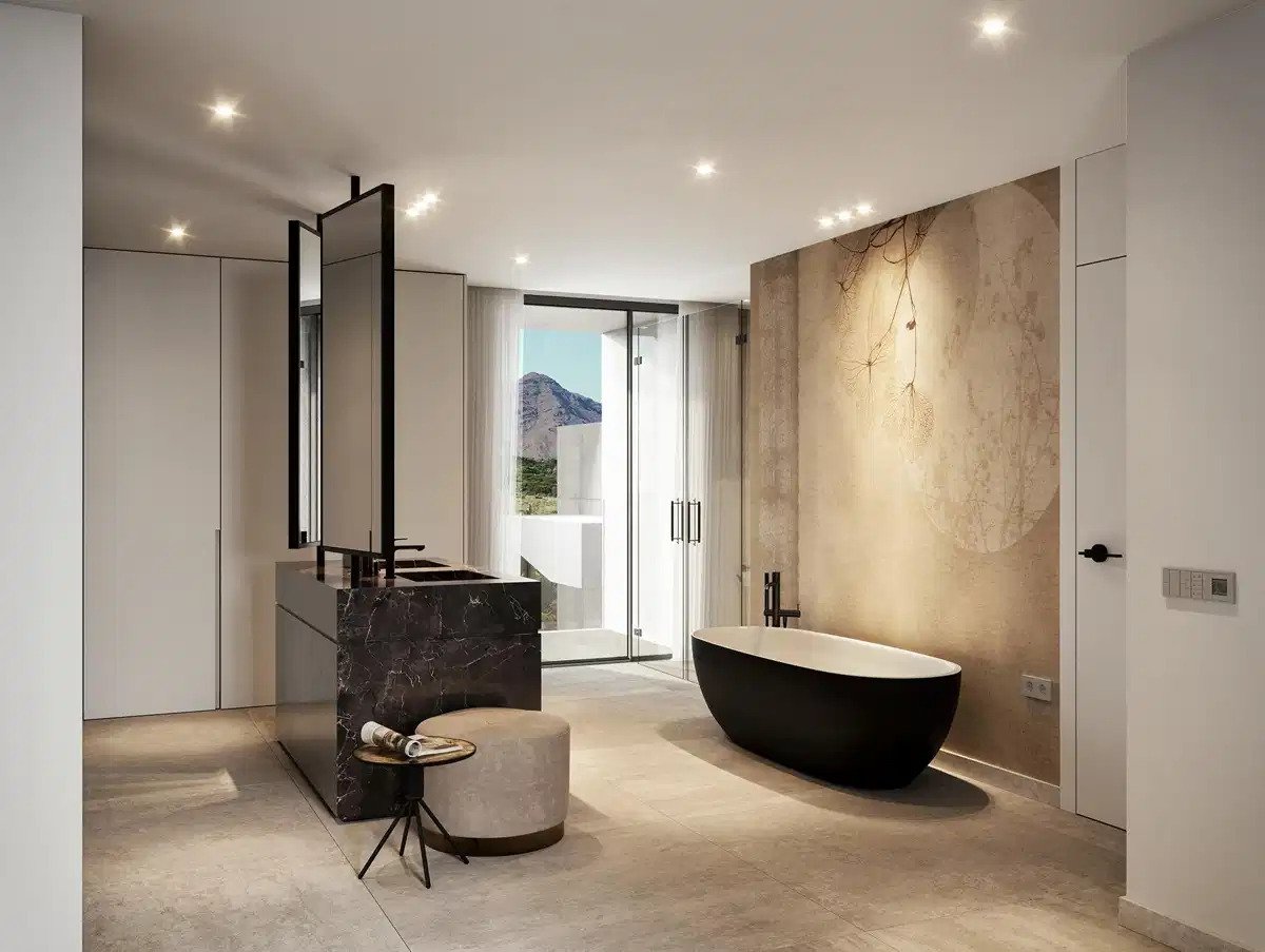 2-Zimmer, 2-Bad Penthouse mit großzügigen Terrassen und Spa in Casares
