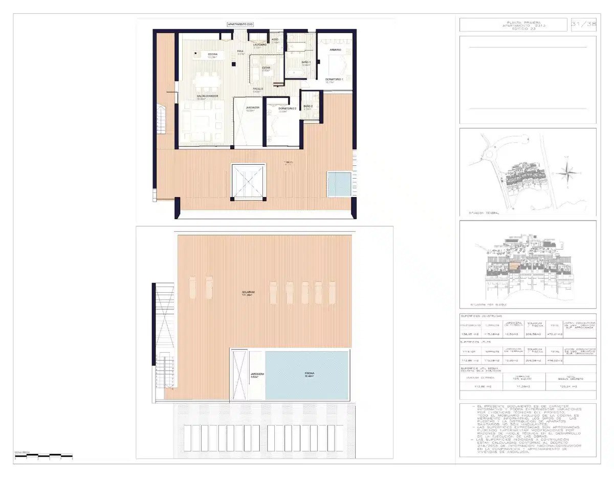 2-Zimmer, 2-Bad Penthouse mit großzügigen Terrassen und Spa in Casares