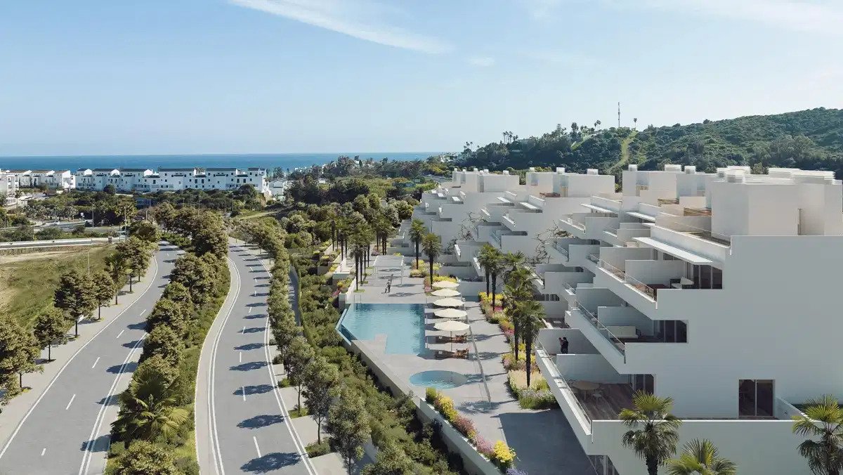 2-Zimmer, 2-Bad-Penthouse mit Meerblick und außergewöhnlichen Annehmlichkeiten in Estepona