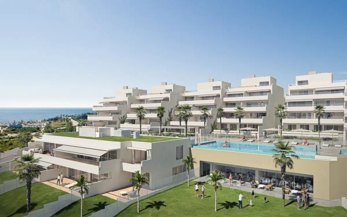 2-Zimmer, 2-Bad-Penthouse mit Meerblick und außergewöhnlichen Annehmlichkeiten in Estepona