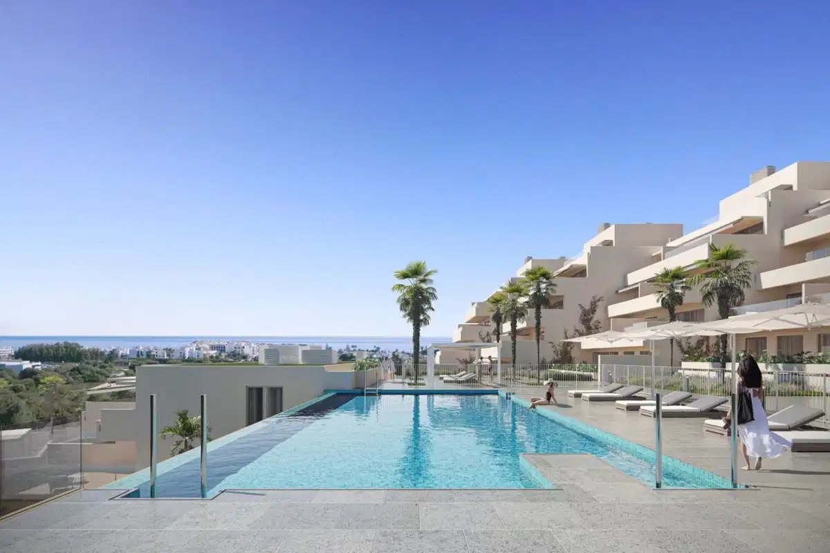 2-Zimmer, 2-Bad-Penthouse mit Meerblick und außergewöhnlichen Annehmlichkeiten in Estepona