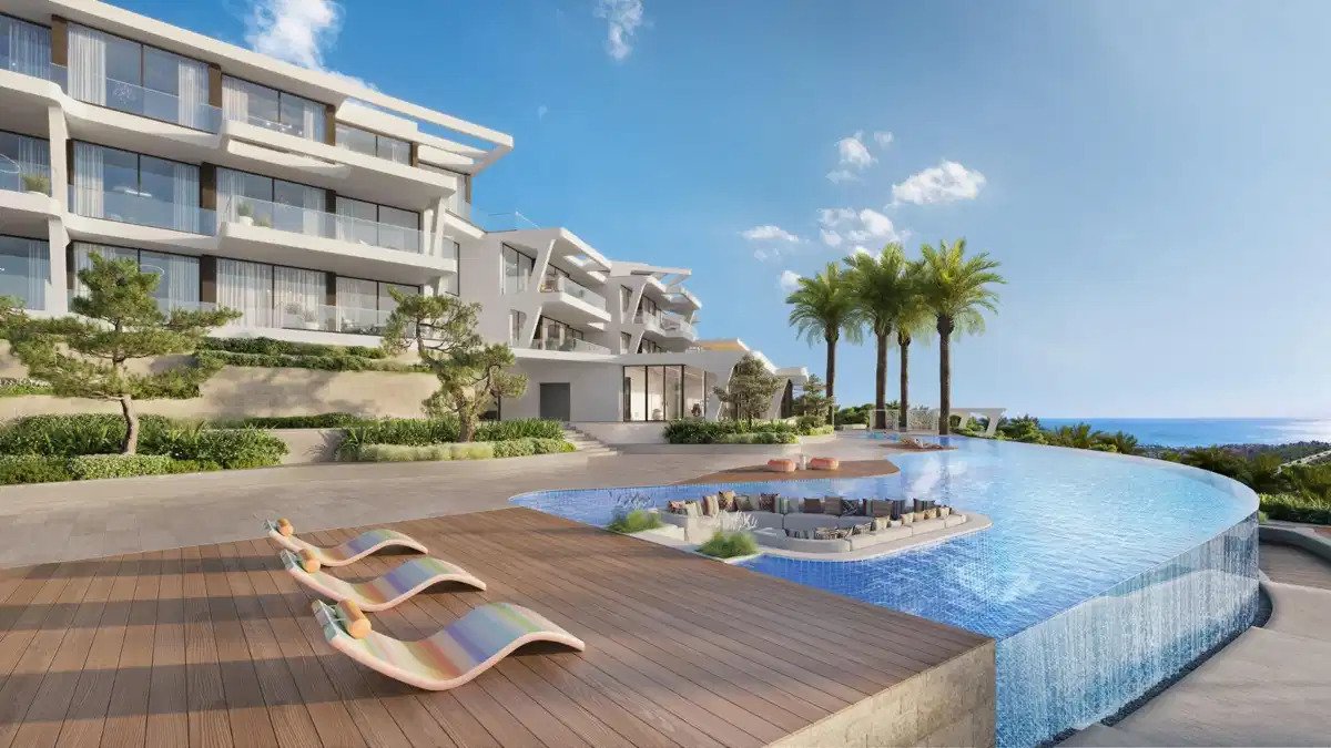 4-Zimmer, 4-Bad-Penthouse mit Panoramablick auf die Küste bei Finca Cortesín