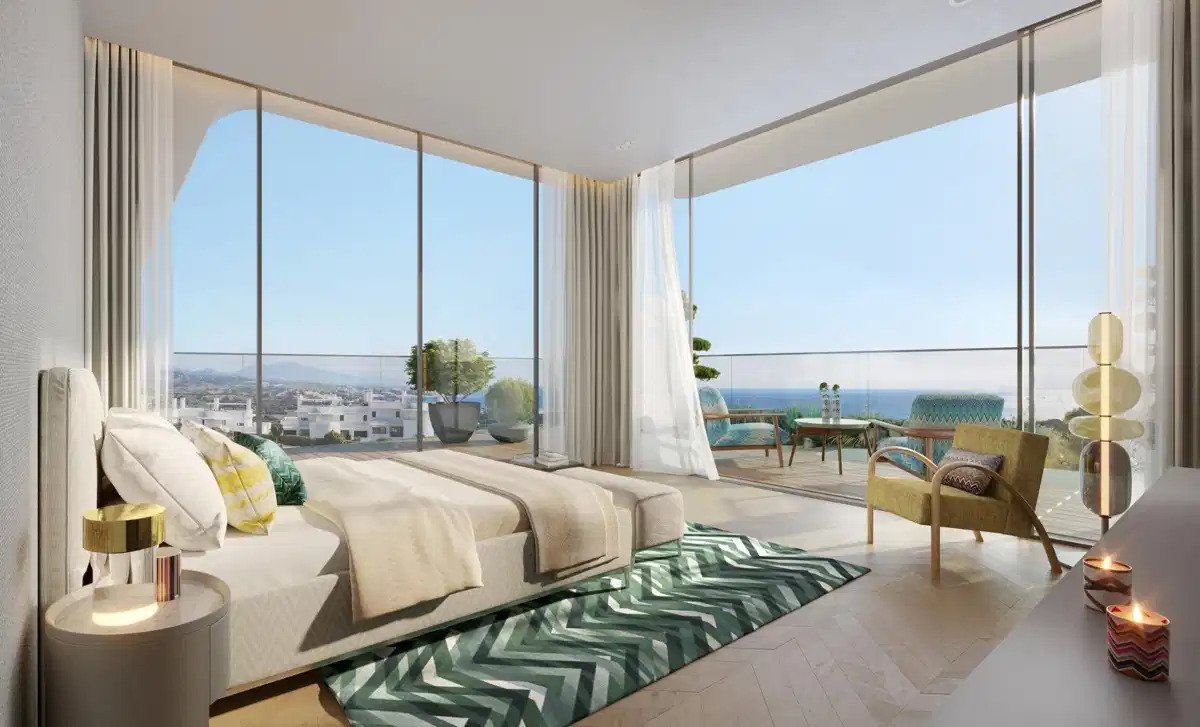 4-Zimmer, 4-Bad-Penthouse mit Panoramablick auf die Küste bei Finca Cortesín