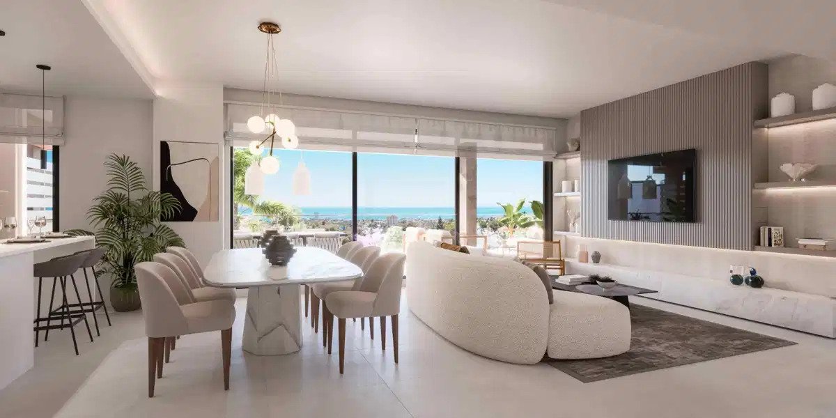 2-Zimmer, 2-Bad Wohnung mit großzügigen Terrassen und Meerblicken in Altos de los Monteros