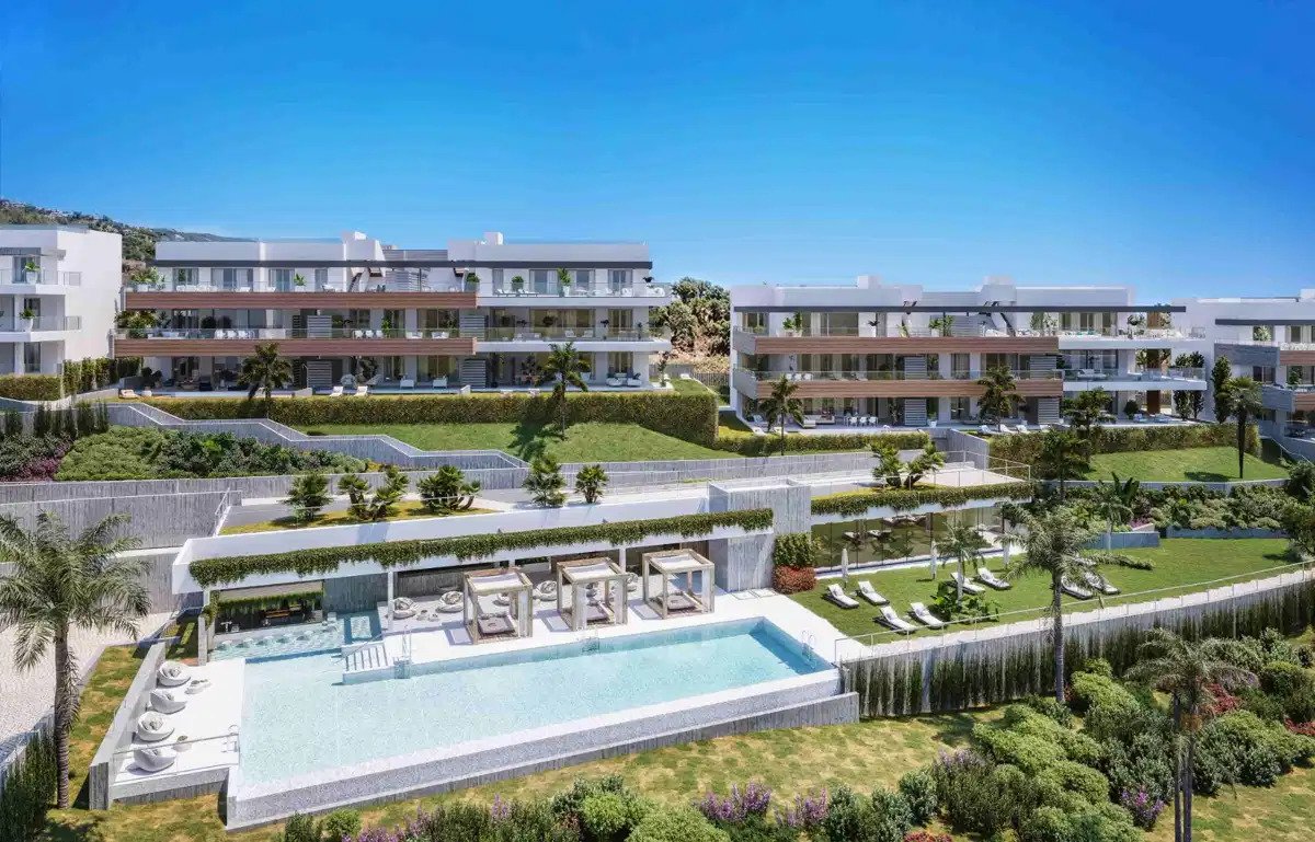 2-Zimmer, 2-Bad Wohnung mit großzügigen Terrassen und Meerblicken in Altos de los Monteros