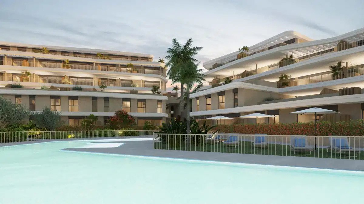 2-Zimmer, 2-Bad, Erdgeschosswohnung mit Meerblick in Cancelada, Estepona