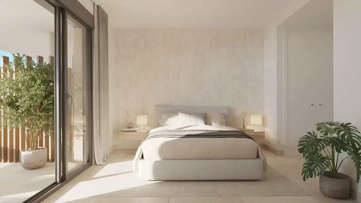 2-Zimmer, 2-Bad, Erdgeschosswohnung mit Meerblick in Cancelada, Estepona