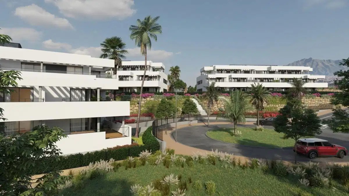 2-Zimmer, 2-Bad Penthouse mit Panoramablick auf Meer und Berge in Casares