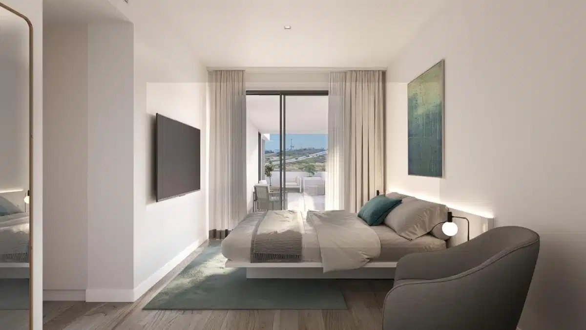 2-Zimmer, 2-Bad Penthouse mit Panoramablick auf Meer und Berge in Casares