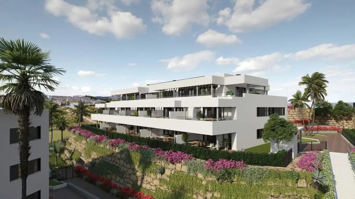 2-Zimmer, 2-Bad Penthouse mit Panoramablick auf Meer und Berge in Casares