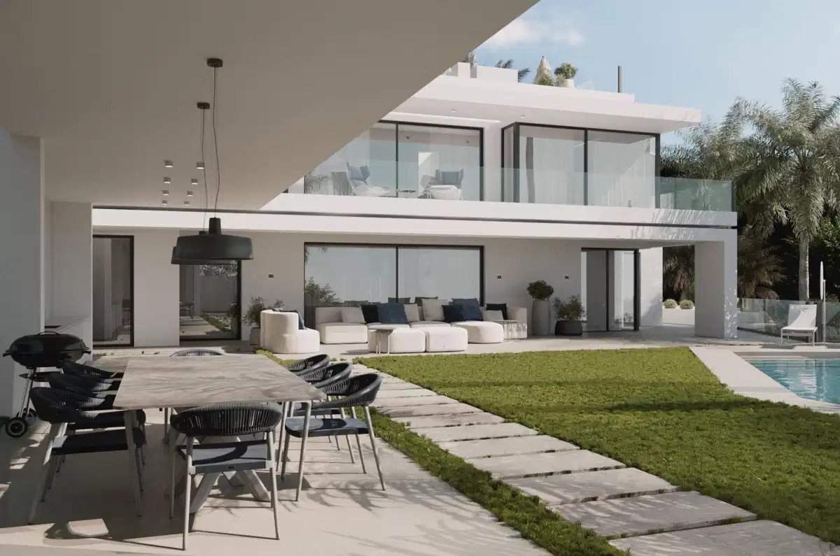 6-Schlafzimmer, 7-Badezimmer Villa in Cascada de Camoján, Marbella – Privatsphäre, Eleganz und Panoramablick