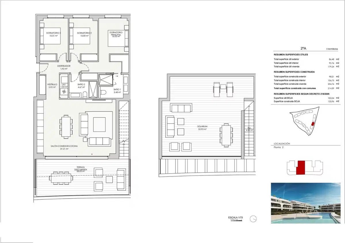 3-Zimmer, 2-Bad-Penthouse in Atalaya Golf mit Panoramablick und luxuriösen Annehmlichkeiten
