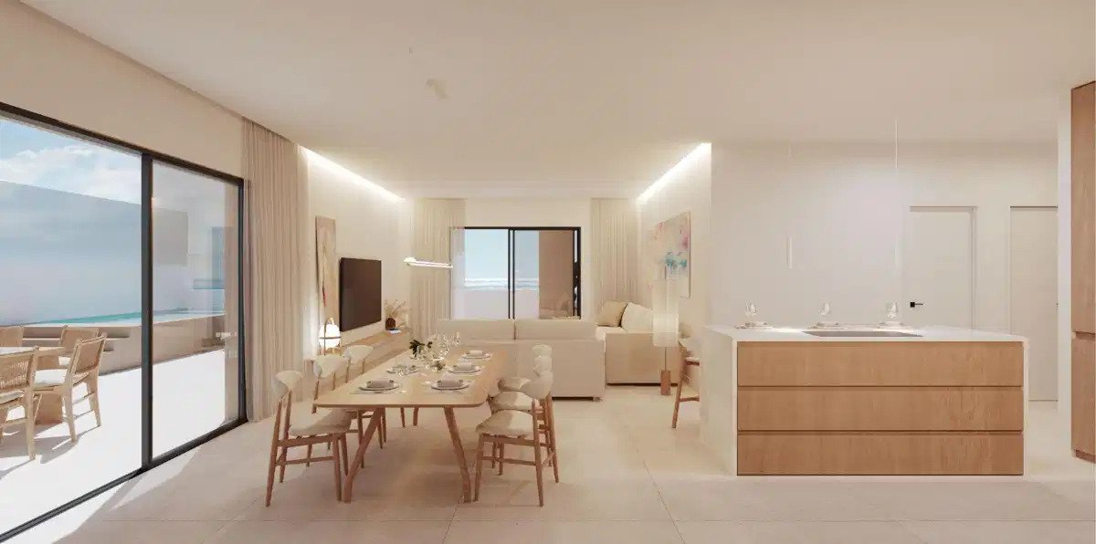 3-Zimmer, 2-Bad Wohnung mit großzügigen Terrassen und Meerblick in Costa del Sol