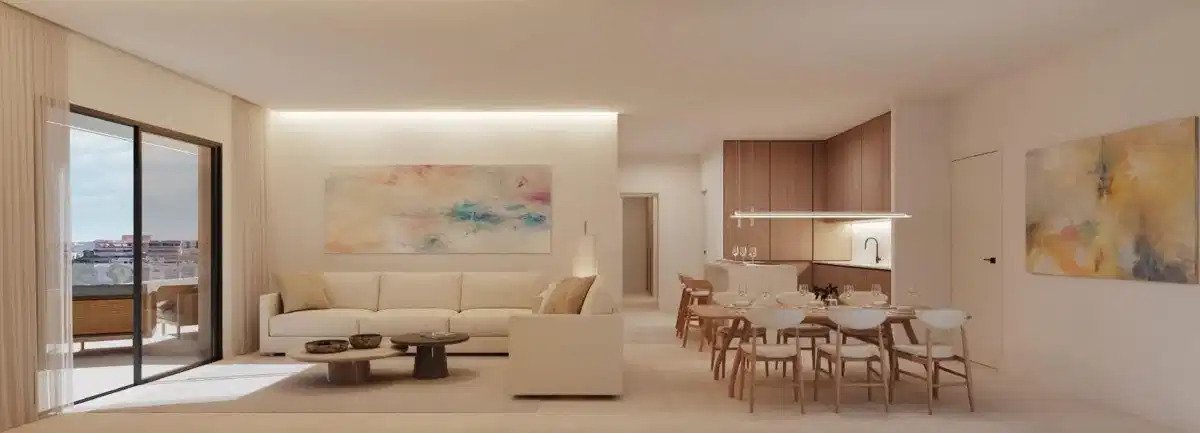 3-Zimmer, 2-Bad Wohnung mit großzügigen Terrassen und Meerblick in Costa del Sol