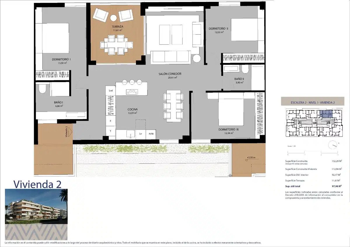 3-Zimmer, 2-Bad Wohnung mit großzügigen Terrassen und Meerblick in Costa del Sol