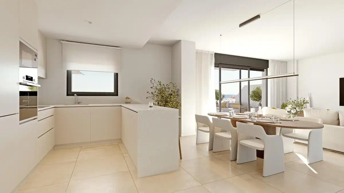 2-Zimmer, 2-Bad Penthouse mit Meerblick und Resort-Annehmlichkeiten in Estepona