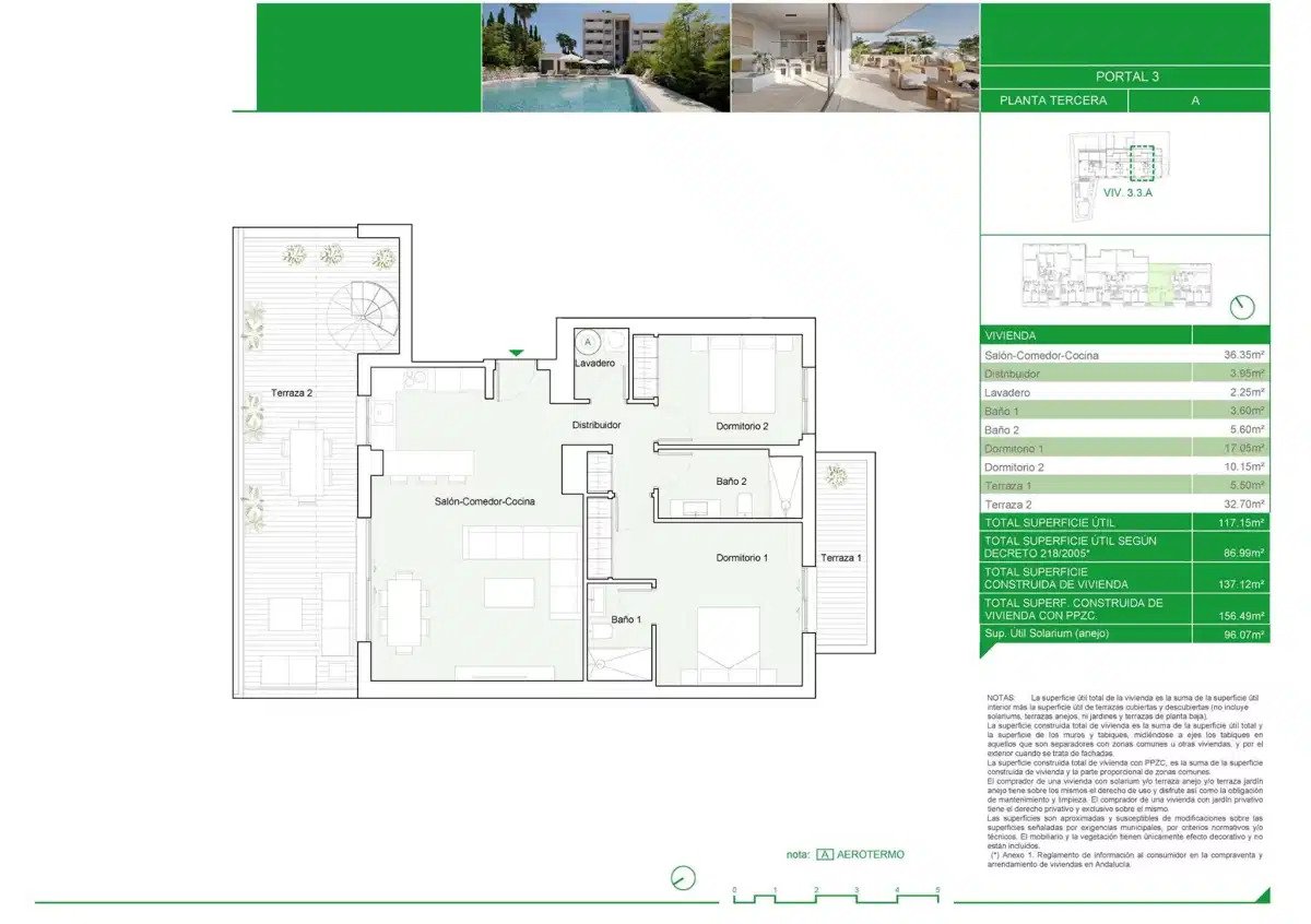 2-Zimmer, 2-Bad Penthouse mit Meerblick und Resort-Annehmlichkeiten in Estepona