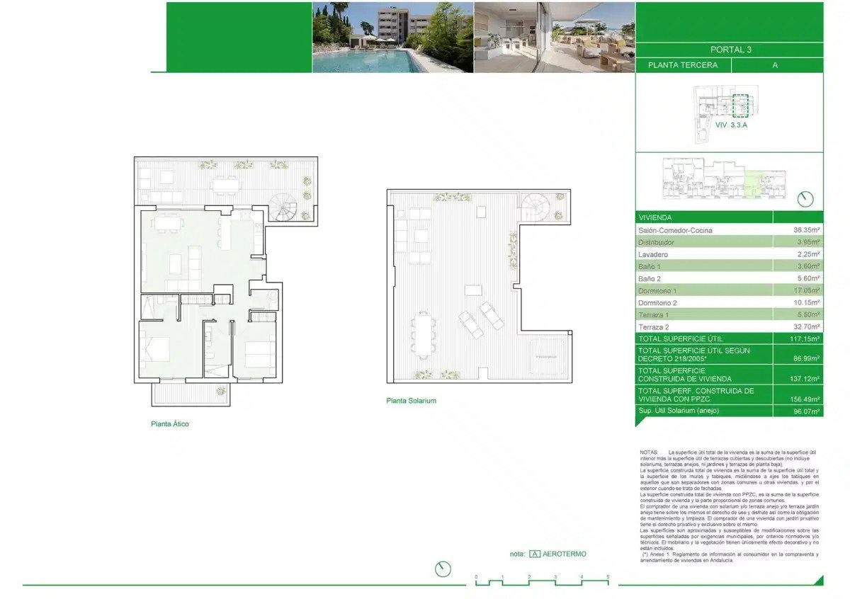 2-Zimmer, 2-Bad Penthouse mit Meerblick und Resort-Annehmlichkeiten in Estepona