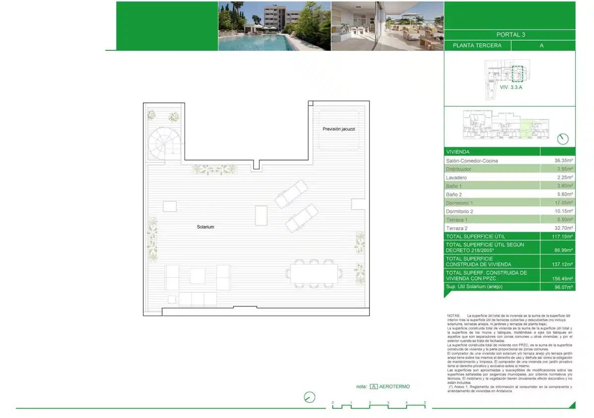 2-Zimmer, 2-Bad Penthouse mit Meerblick und Resort-Annehmlichkeiten in Estepona
