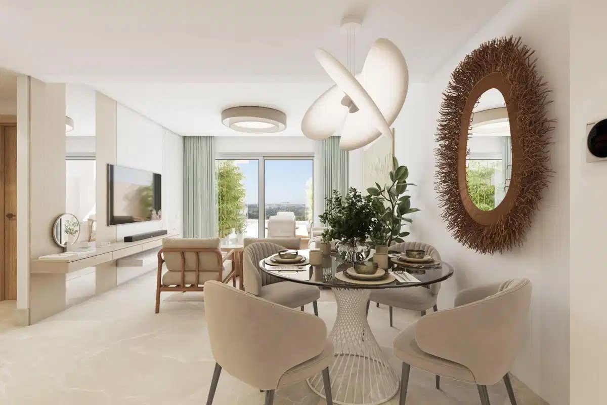 3-Zimmer, 2-Bad Sea View Penthouse in Mijas – Modernes Wohnen mit Terrasse und Annehmlichkeiten