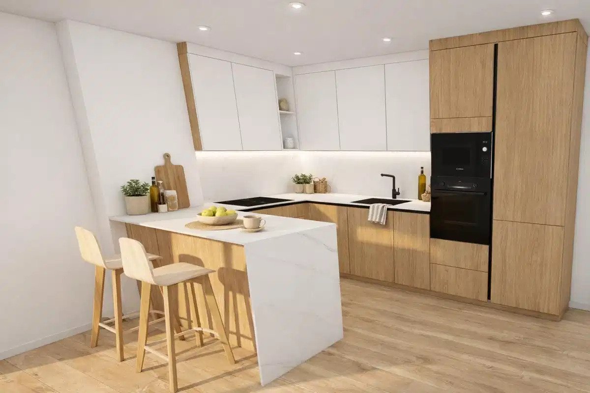 2-Zimmer, 2-Bad-Penthouse 100 Meter vom Meer in Torre de Benagalbón