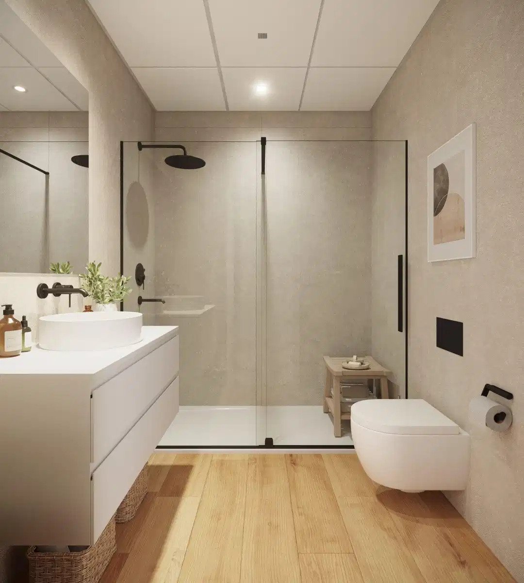 2-Zimmer, 2-Bad-Penthouse 100 Meter vom Meer in Torre de Benagalbón