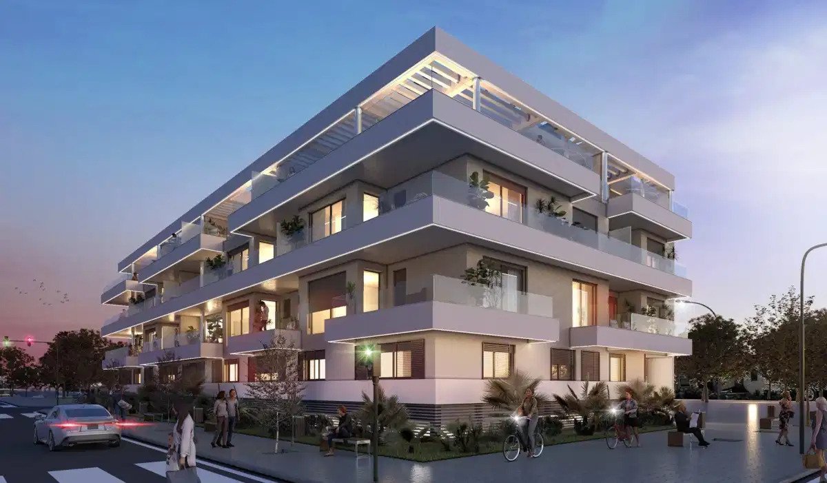2-Zimmer, 2-Bad-Penthouse 100 Meter vom Meer in Torre de Benagalbón
