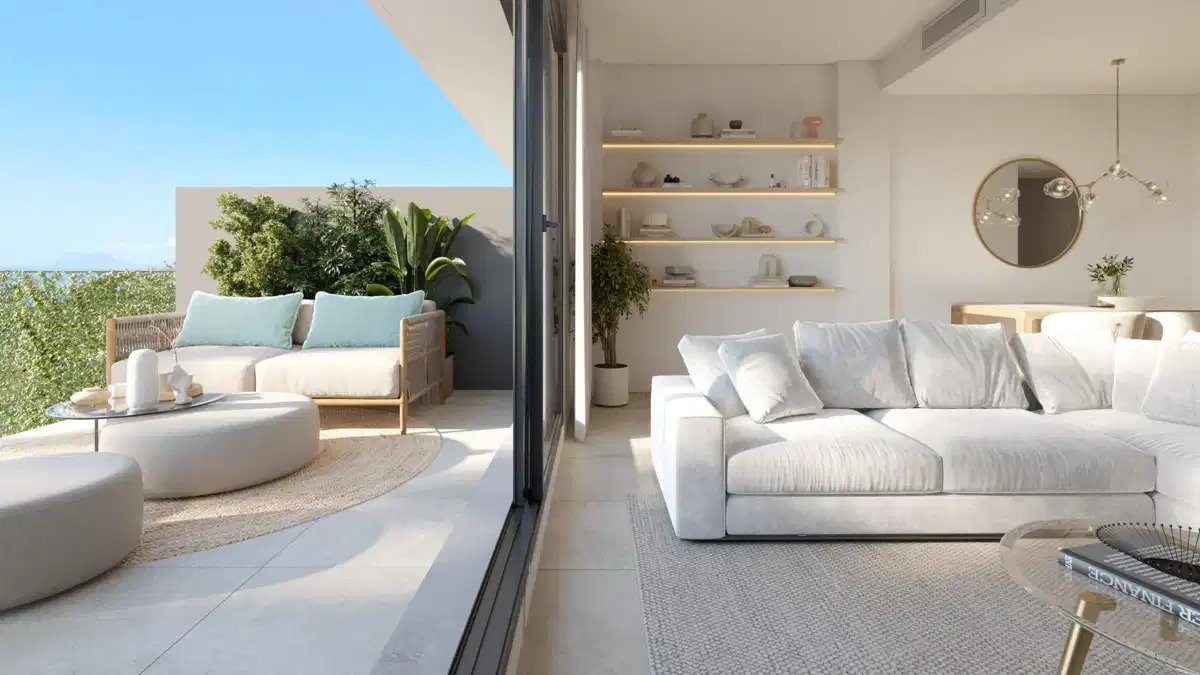 3-Zimmer-Reihenhaus mit 2 Badezimmern, Panoramablick auf das Meer und Resort-Annehmlichkeiten in Manilva