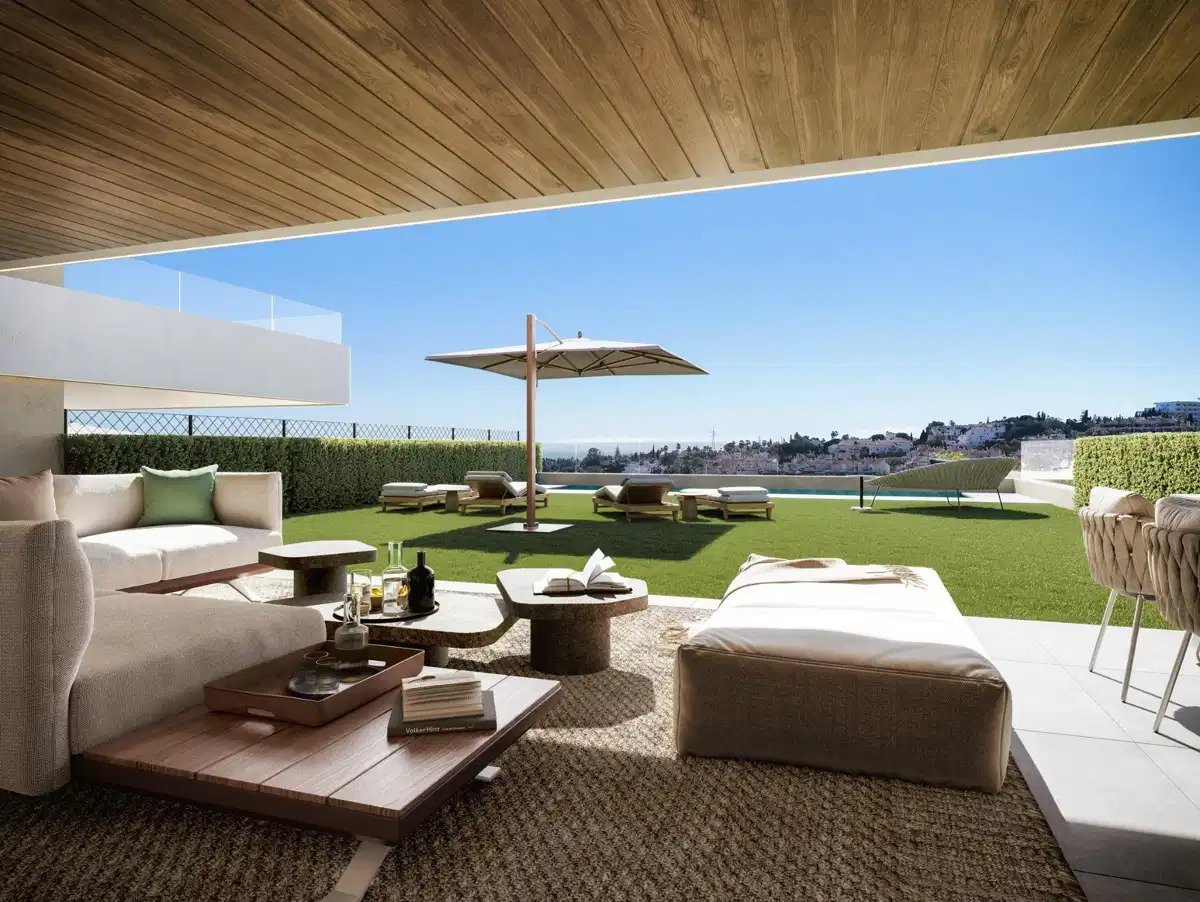 1-Zimmer, 1-Bad-Penthouse mit großzügiger Terrasse in El Campanario-Estepona