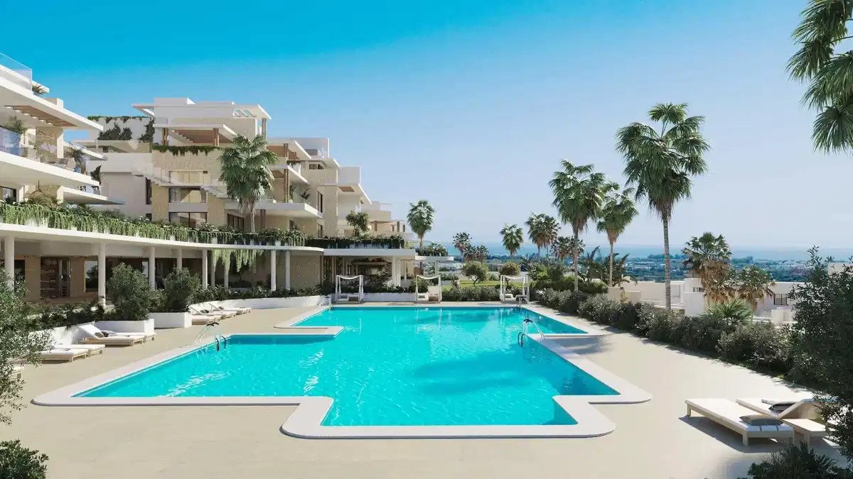 3-Zimmer, 2-Bad-Penthouse mit Panoramablick auf das Meer in Estepona