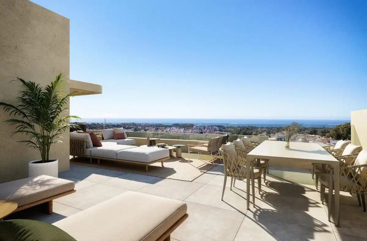 3-Zimmer, 2-Bad Luxus Erdgeschosswohnung in El Campanario-Estepona in der Nähe von Golfplatz und Strand