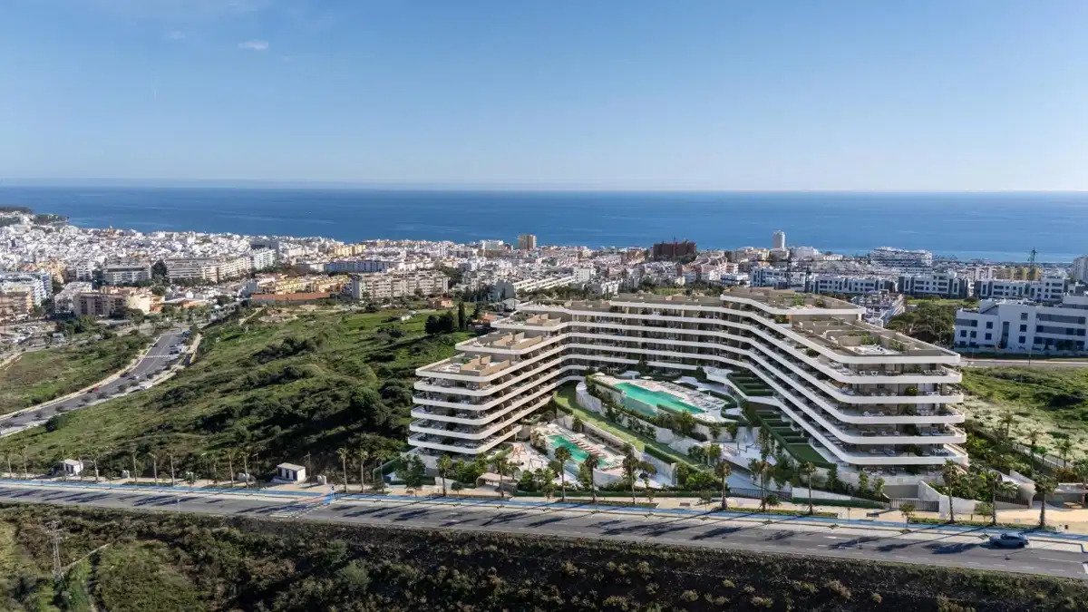 Penthouse mit 1 Schlafzimmer und 1 Badezimmer mit Meer- und Bergblick in Estepona