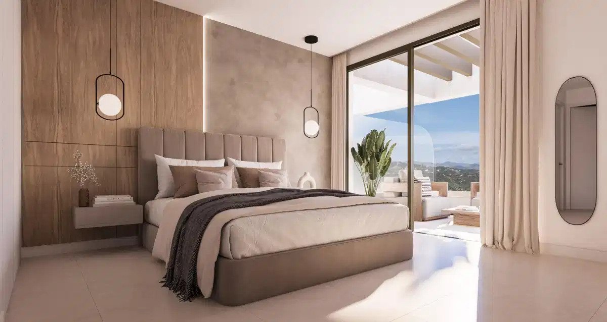 Penthouse mit 1 Schlafzimmer und 1 Badezimmer mit Meer- und Bergblick in Estepona