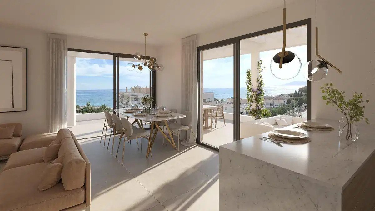 1-Zimmer, 1-Bad Erdgeschosswohnung 100 m vom Meer in Rincon de la Victoria