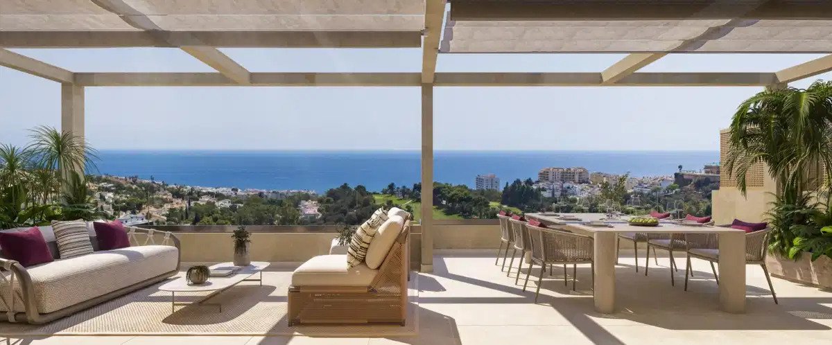 2-Zimmer, 2-Bad Luxuswohnungen am Torrequebrada Golf, Benalmádena