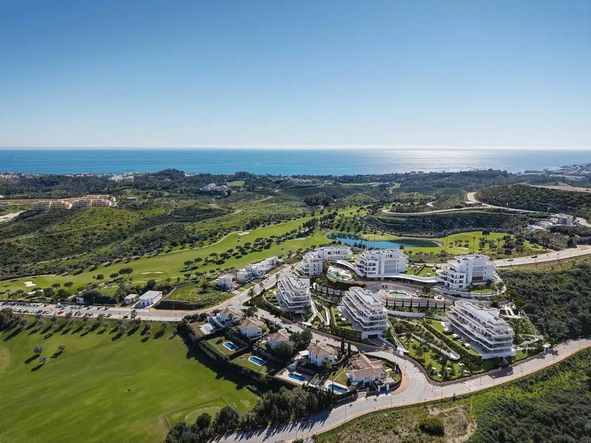 4-Zimmer, 4-Bad-Penthouse mit Panoramablick auf Meer, Berge und Golf in Cerrado del Águila Golf, Mijas